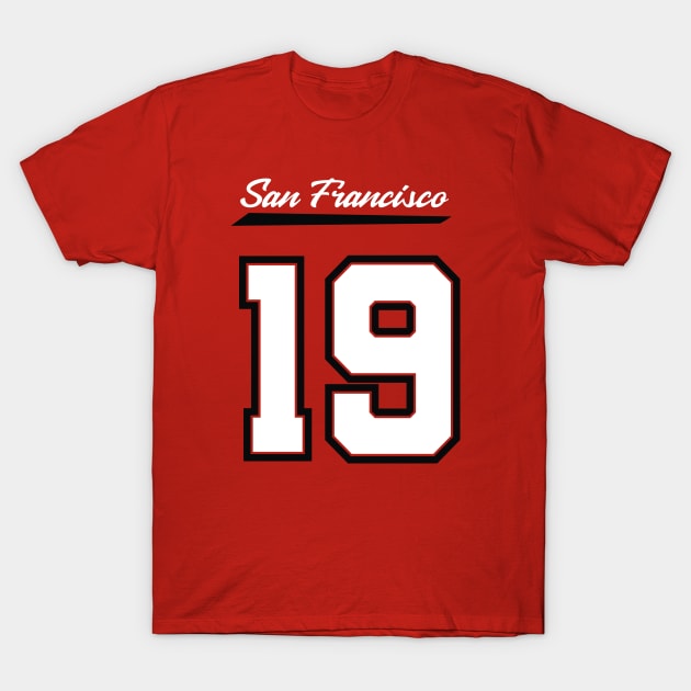 Deebo Samuel Jersey Shirt T-Shirt by johnnystackart